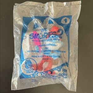 McDonald's The Smurfs 2 Papa Smurf - Papa’s Crystal Toy Figurine